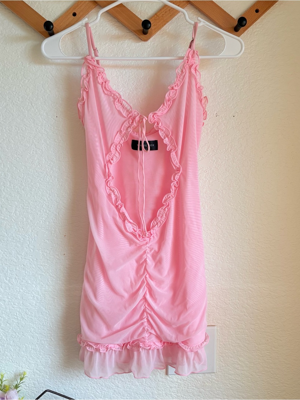 White Fox sensational pink mini dress
